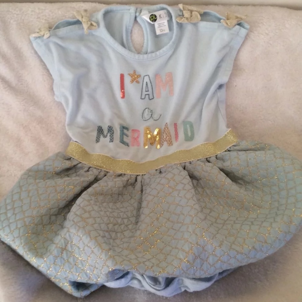 PL Kids Mermaid Sequin Dress 12Mo